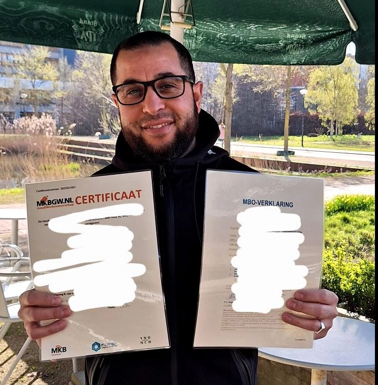 een trotse Mohamed