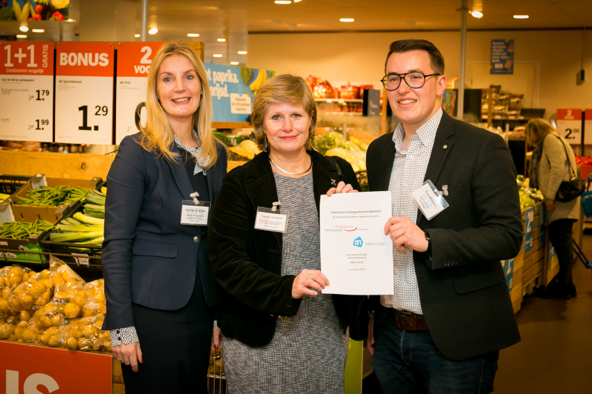 Meer kansen voor werkzoekenden door samenwerking Albert Heijn en Werkgeversservicepunt Holland Rijnland